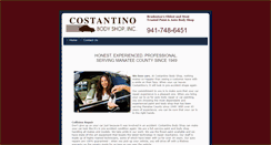 Desktop Screenshot of costantinobodyshop.com