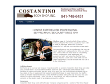 Tablet Screenshot of costantinobodyshop.com
